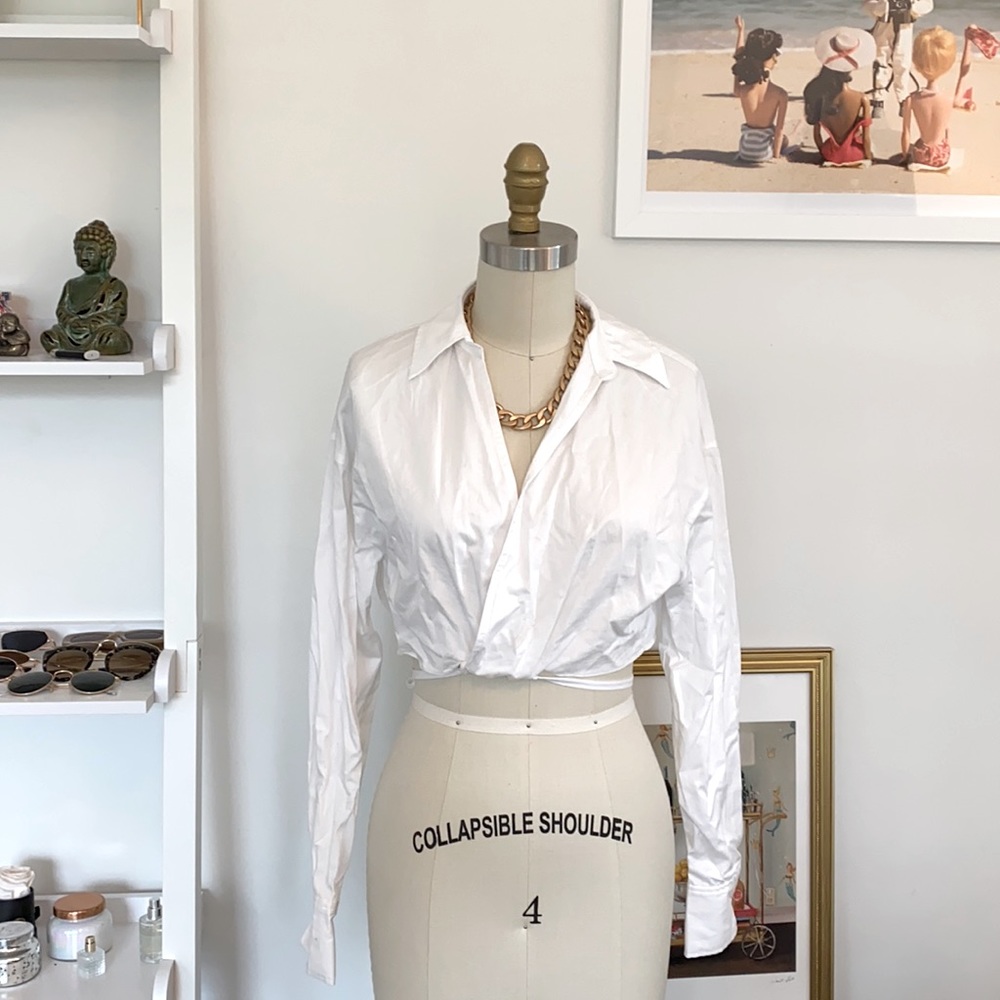 Zara White Long Sleeve